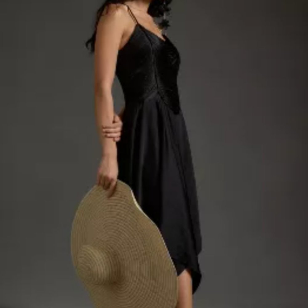 NWT Anthropologie Fringe Bodice Midi Dress (6)